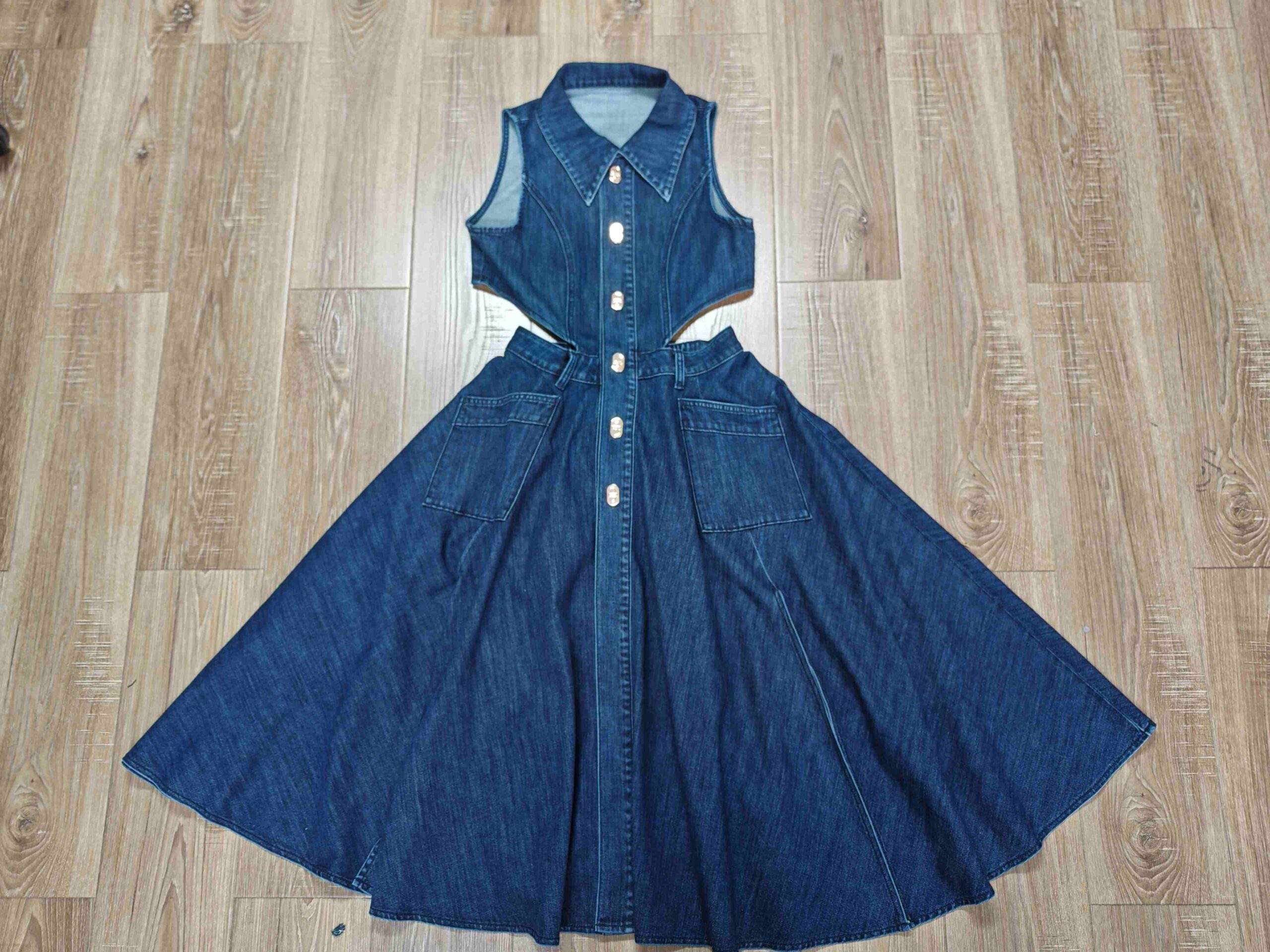 denim dress