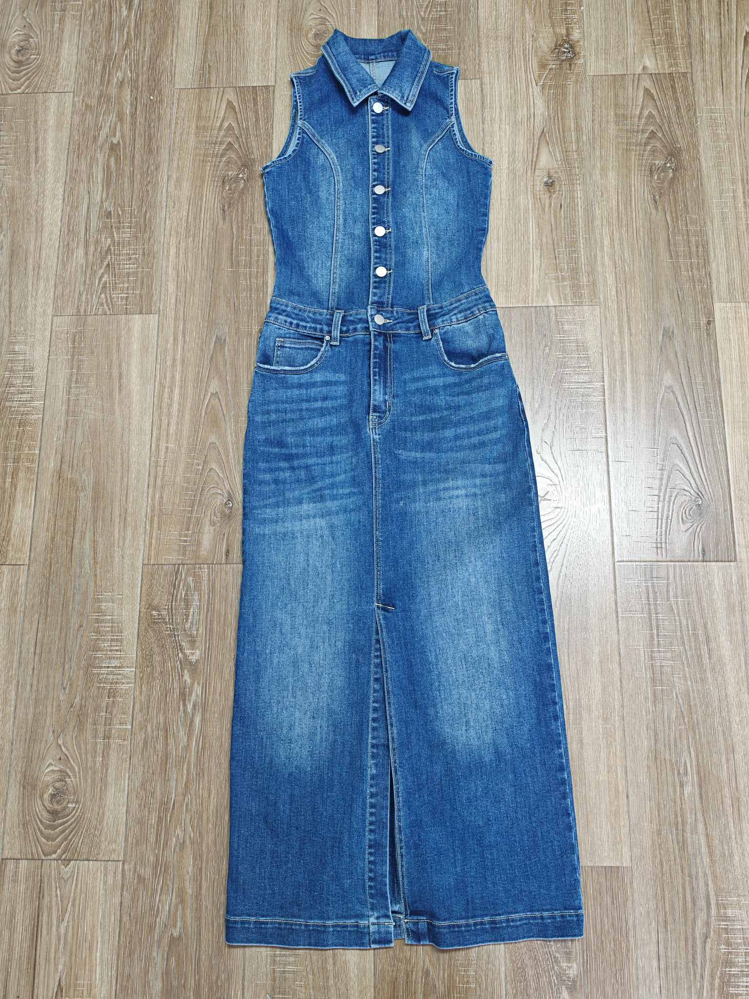 denim jumpsuit